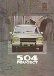 504 Break brochure, 16 pages, A4-size, 1980, Dutch language