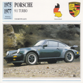 Porsche 911 Turbo card, German language, D6 067 02-12
