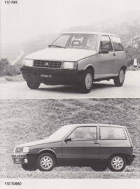 Lancia Y10 Fire & Turbo - factory photo - Italy - 1986