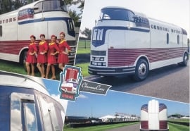 1941 GM Futurliner, postcard of Chromecars classics , 2016, # 9 of 12