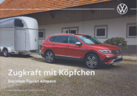 Tiguan Allspace postcard, DIN A6-size, German language, 7/2021