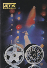 ATS Alloy Wheels program, 44 page brochure + price list, Germany, 9/1987
