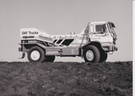 Daf 3600 Turbo-Twin Paris- Dakar truck, press photo, Dutch, 1986
