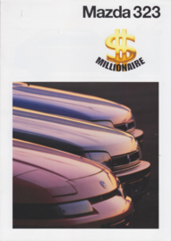 323 Millionaire edition folder, 4 pages, 04/1994, Dutch language