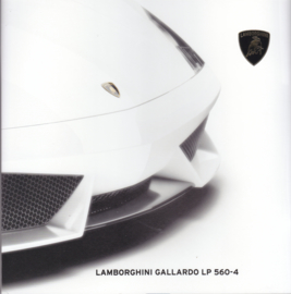 Lamborghini Gallardo LP560-4 brochure, 24 pages, 2008, English language
