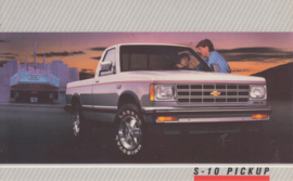 S-10 Pick-up,  US postcard, large size, 19 x 11,75 cm, 1988
