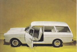 Ford Taunus 12M  2-door Wagon, advertising postcard, German, # 3 XD 154