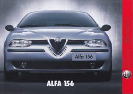 156 Sedan brochure, 4 pages, 04/1997, Italian issue, hardly any text