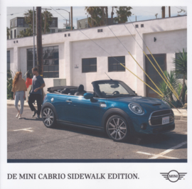 Mini Cabrio Sidewalk Edition folder, 6 pages + separate cover, Dutch language, 01/2020 %