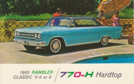 Classic V8/Six 770 H Hardtop, US postcard, standard size, 1965, # AM65-4046F