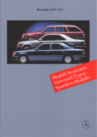 200-300 model brochure,  24 pages, 07/1989, German language