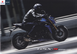 Suzuki GSX-S 1000 ABS brochure, 16 pages, #99994-S1000-BRO, 2016, Dutch language
