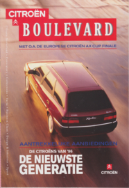 Program 'Boulevard' range brochure, 12 pages, 1996, Dutch language