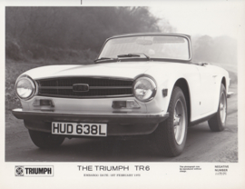 Triumph TR 6 Convertible, press photo, UK, 1972, # 227976
