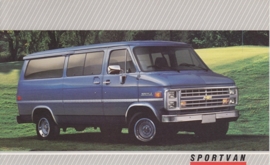 Sportvan,  US postcard, large size, 19 x 11,75 cm, 1988