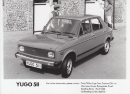 Yugo 511, press photo, UK, c1985