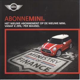 AbonneMINI lease solution, 2 pages, Dutch language, 11/2014  %