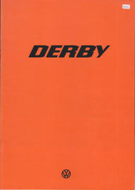 Derby 2-door brochure, 20 + 4 pages,  A4-size, Dutch language, 8/1977
