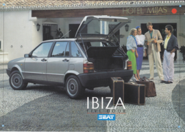 Ibiza 5-Door brochure, 8 pages, English language, 1987