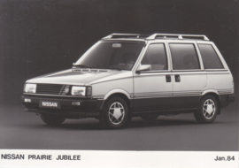 Nissan Prairie Jubilee, press photo, Belgium, 01/1984