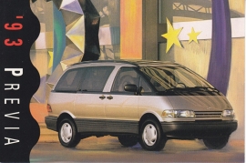x Previa, US postcard, 1993, # 31047-93