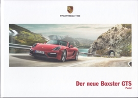 Boxster GTS brochure, 44 pages, 03/2014, hard covers, German