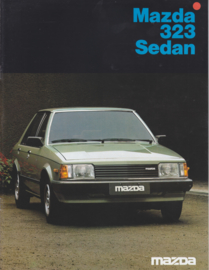 323 Sedan brochure, 12 pages, 01/1981, Dutch language