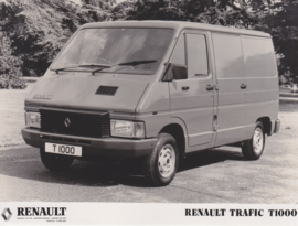 Renault Trafic T1000 Van, press photo, UK, 1984/85