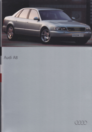 A8 Sedan/quattro double brochure, 88 + 26 pages, 03/1994, Dutch language