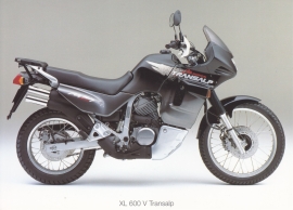Honda XL 600 V Transalp postcard, 18 x 13 cm, no text on reverse, about 1994