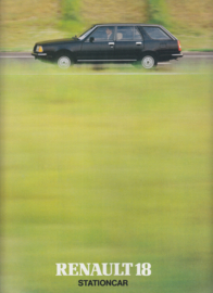 18 Stationcar brochure, 16 pages, 1981, Dutch language