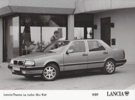 Lancia Thema i.e. turbo 16v Kat, press photo, Germany, 9/1989