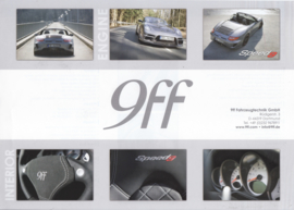 911 Speed 9 Bi-Turbo by 9ff leaflet, 2 pages, about 2009, German/English language