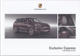 Cayenne Exclusive brochure, 52 pages, 04/2013, hard covers, German