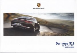 911 Carrera pricelist, 112 pages, 08/2012, German