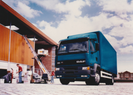 Daf 55 delivery truck, press photo, Dutch, c1995