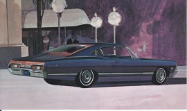 Impala Sport Coupe, US postcard, standard size, 1967