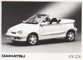 Daihatsu FX-228 convertible, press photo, Japan, 1991
