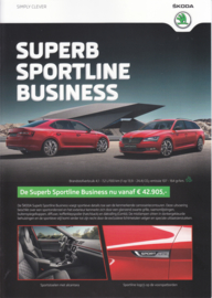 Superb Sportline Business brochure, 4 pages, Dutch language, 11/2016