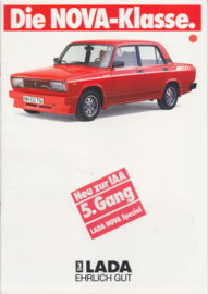 Nova Sedan brochure, 16 pages, 1980s, Germany