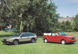 Karmann portfolio with 7 different A6-size postcards, 1990s, German