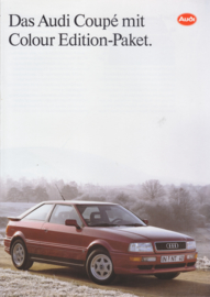 Coupé Colour Edition, folder, 6 pages, 01/1992, German language