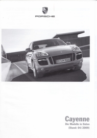 Cayenne pricelist, 122 pages, 04/2009, German