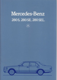 280 S/SE/SEL brochure, 34 pages, 01/1982, German language