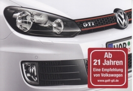 Golf GTI, A6-size postcard, German, 2012