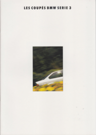 3-Series Coupés brochure, 32 pages, A4-size, 2/1992, French language