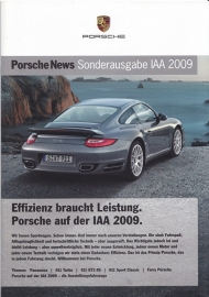 News Special IAA 2009 with 911 Turbo, 24 pages, 09/09, German language