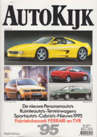 Autokijk 1995 by Anjès Verhey, soft cover, 168 pages, Dutch (1995)