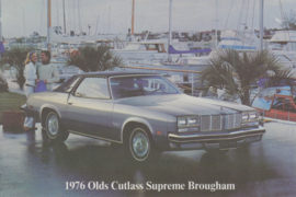 Cutlass Supreme Brougham, postcard, USA, 1976