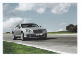 Continental GT, A6-size postcard, about 2014, English
